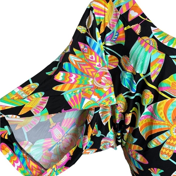 NWT Trina Turk “Tahitian Floral”Coverup Tunic Dress Size XS - Picture 8 of 17
